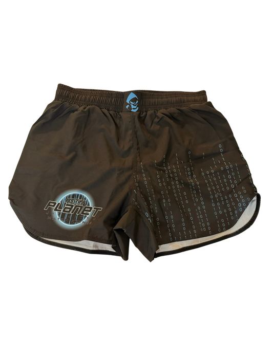 black and blue bjj shorts